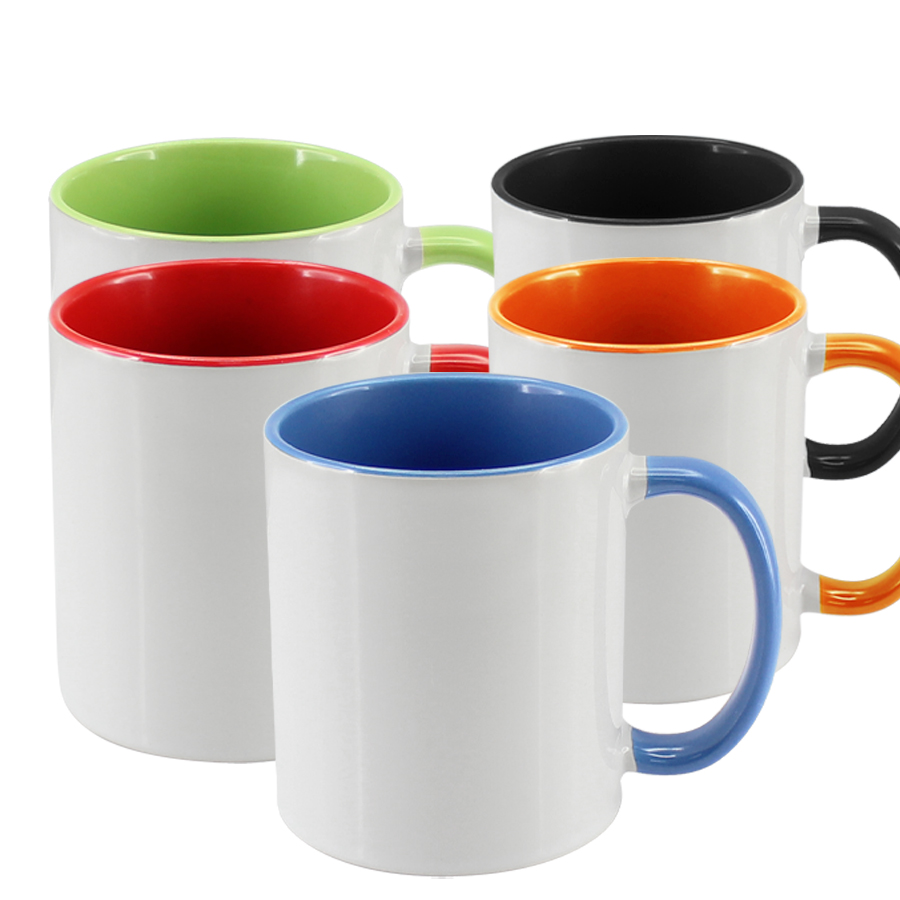 Y1-00 Tazón Cerámico Bicolor 350cc para Sublimación - Imagen 1