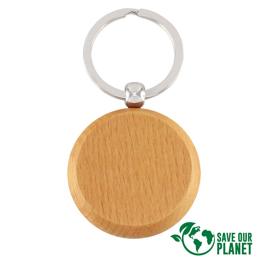 K27-SOP Llavero Redondo de Madera - Imagen 1