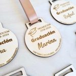 Medallas Personalizadas en MDF Grabadas con Láser
