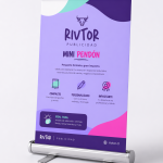 Mini Pendón Roller 21x29,7 cm