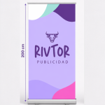 Pendón Roller de 90x200 cm