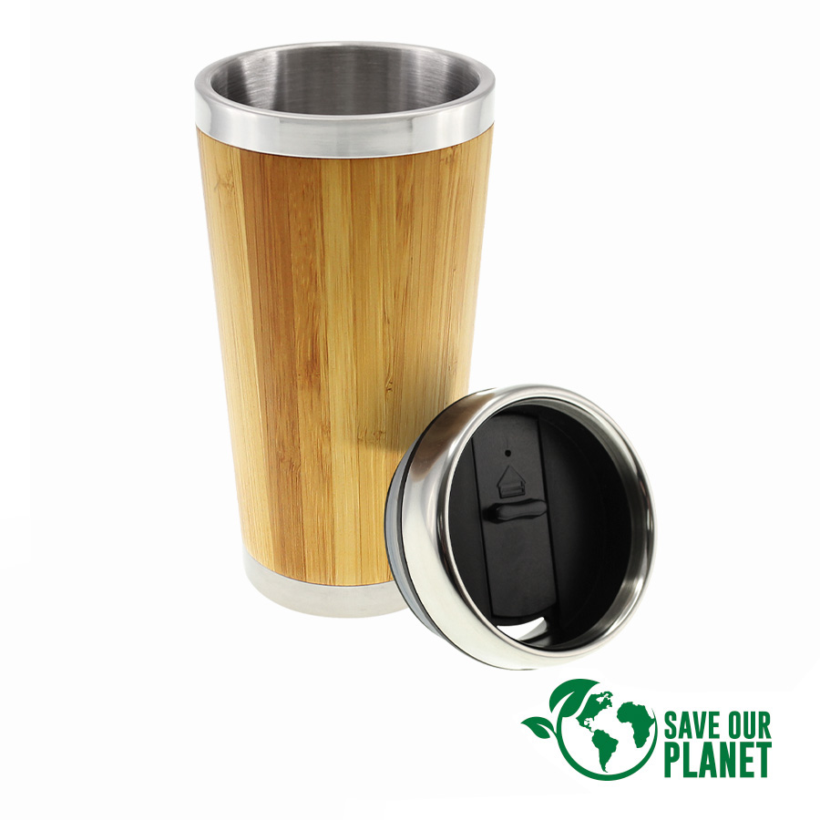 B61-SOP Mug de Bamboo 450cc - Imagen 1