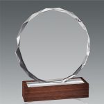 Galvano Cristal con Base de Madera RIV51 - Imagen 3