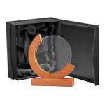 Galvano Cristal con Base de Madera RIV58
