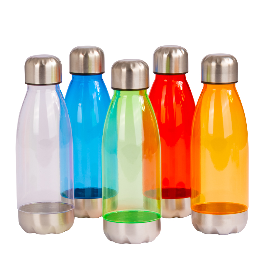 M15-Principal Botella plástica tapa Acero Inoxidable "AS" 500cc - Imagen 1
